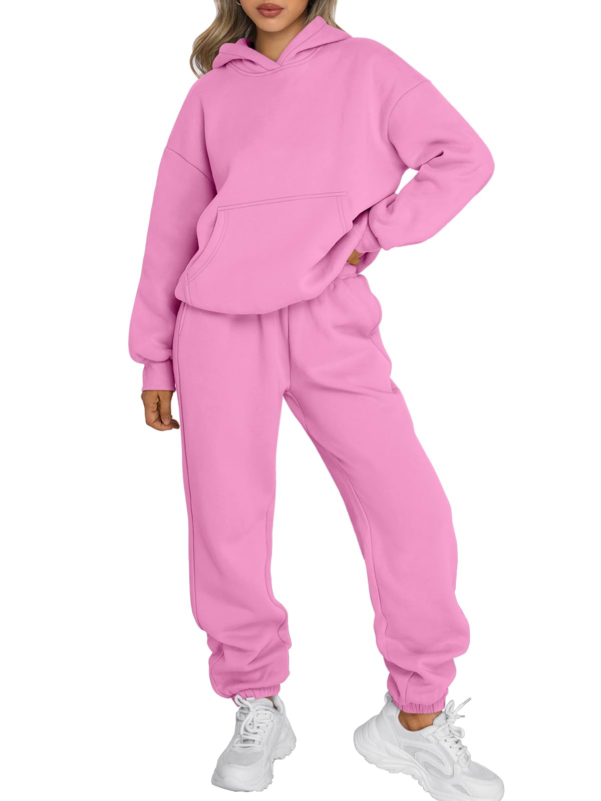 Trendy Queen Sweatsuits Women 2 Piece Outfit Two Piece Lounge Sets Hoodies and Sweatpants Fall Fashion Clothes 2025 Tracksuit