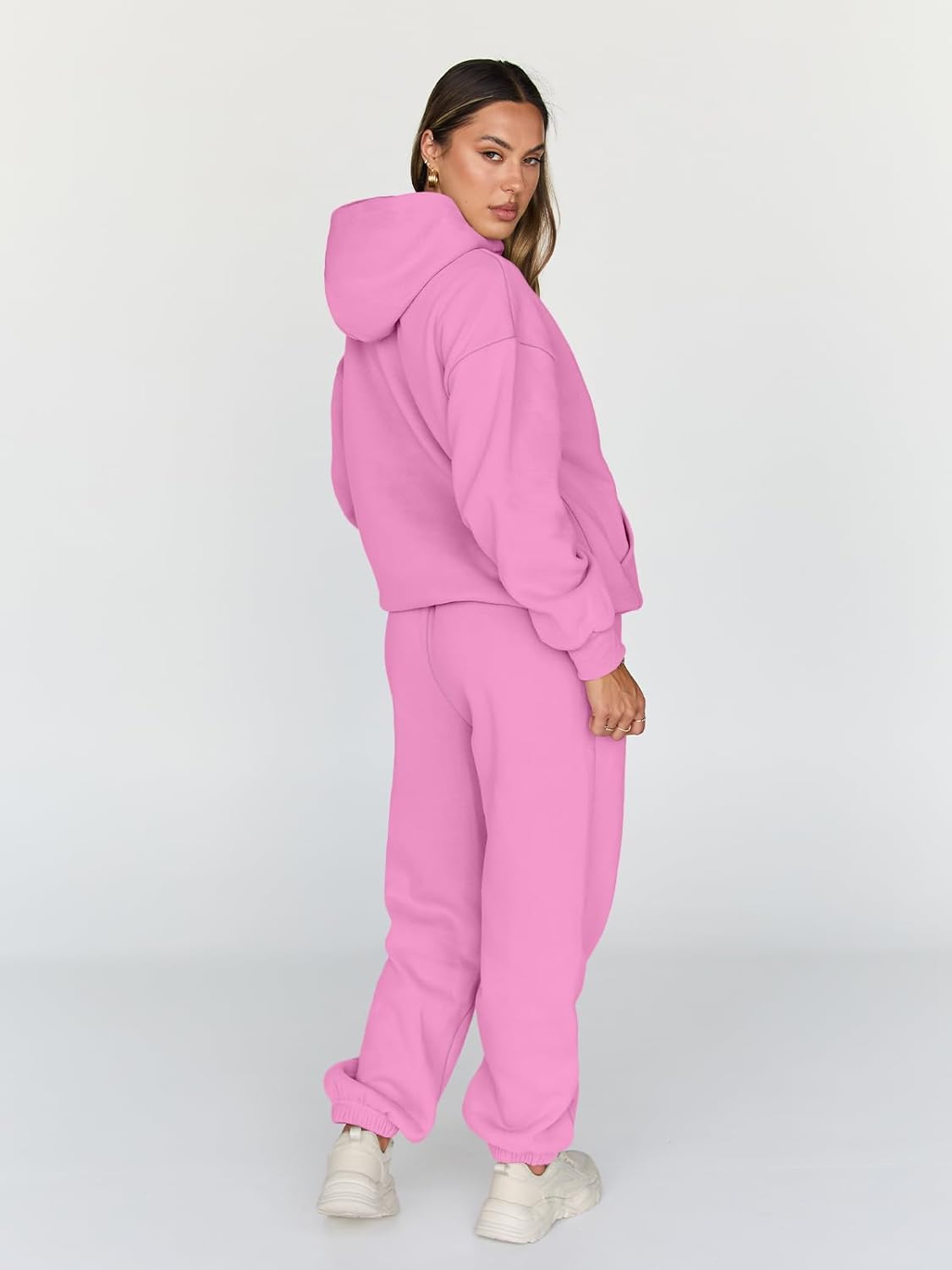 Trendy Queen Sweatsuits Women 2 Piece Outfit Two Piece Lounge Sets Hoodies and Sweatpants Fall Fashion Clothes 2025 Tracksuit