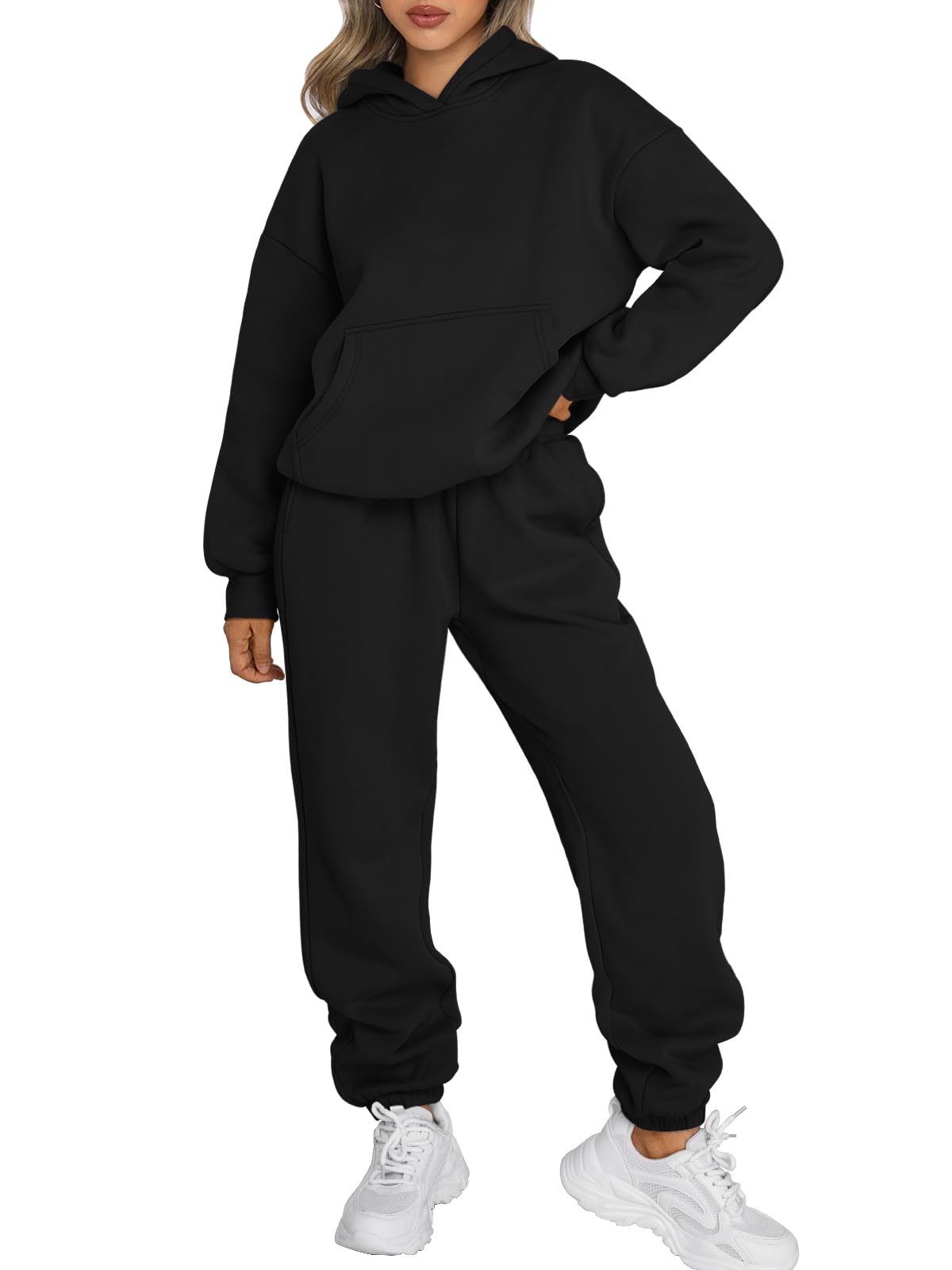 Trendy Queen Sweatsuits Women 2 Piece Outfit Two Piece Lounge Sets Hoodies and Sweatpants Fall Fashion Clothes 2025 Tracksuit