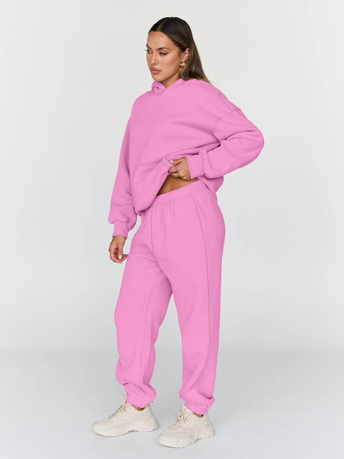 Trendy Queen Sweatsuits Women 2 Piece Outfit Two Piece Lounge Sets Hoodies and Sweatpants Fall Fashion Clothes 2025 Tracksuit